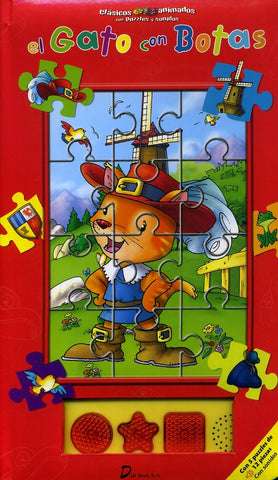 El gato con botas (clásicos animados con puzzles y sonidos)