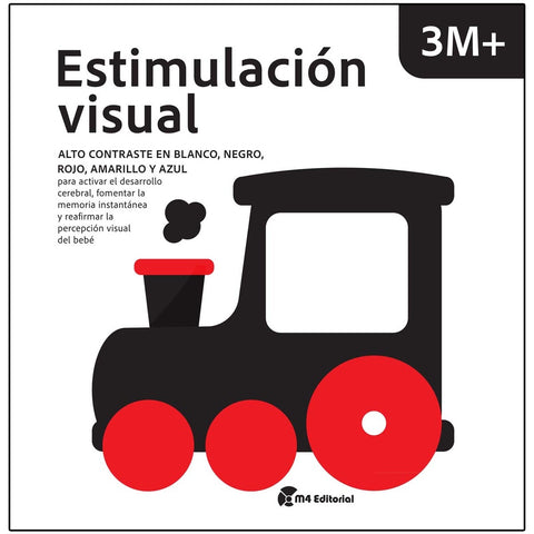ESTIMULACIÓN VISUAL 3M+ALTO CONTRASTE EN BLANCO Y NEGRO, ROJO, AMARILLO Y AZUL.. | ABERGEL BORJA QUICIOS