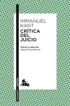 CRITICA DEL JUICIO.. | Immanuel Kant