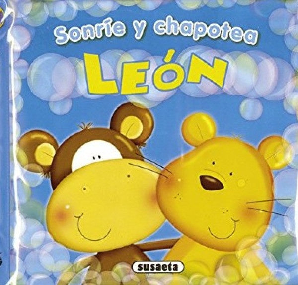 Sonríe y chapotea. León