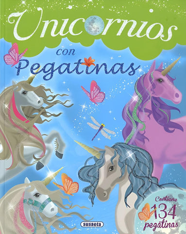Unicornios con pegatinas