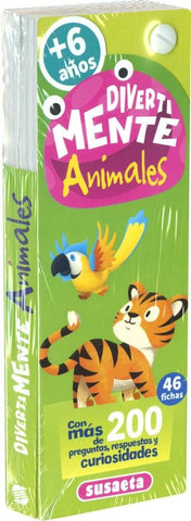 DIVERTIMENTE ANIMALES (+6 AÑOS).. | VARIOS AUTORES