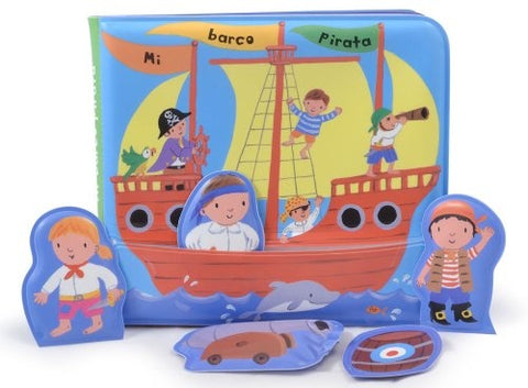 Mi barco pirata. Libro baño