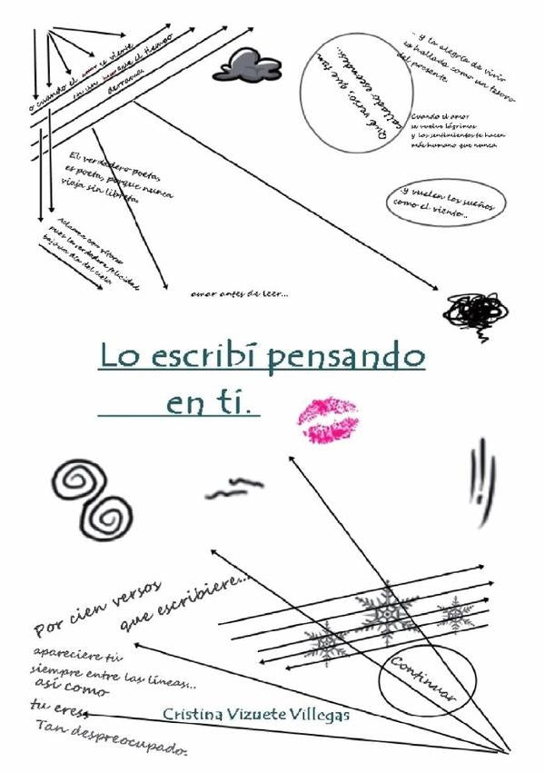 Lo escribí pensando en ti | Villegas, Cristina Vizuete Villegas