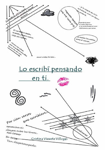 Lo escribí pensando en ti | Villegas, Cristina Vizuete Villegas