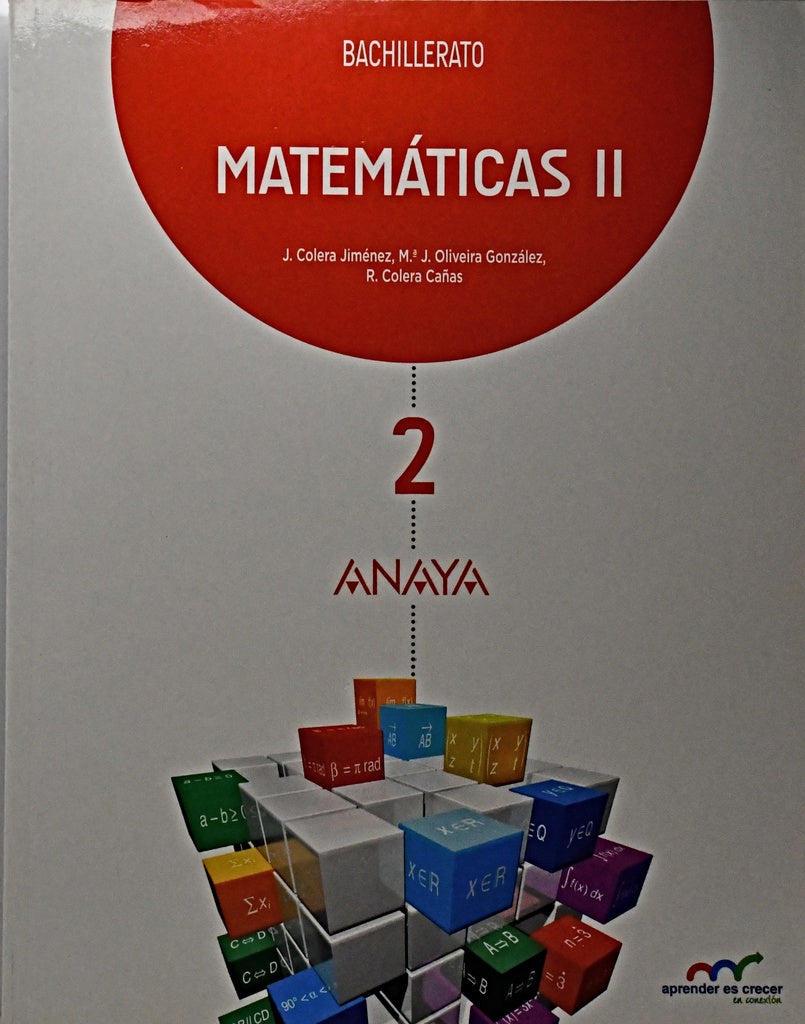 MATEMÁTICAS II. 2º BACHILLERATO.. | J COLERA JIMENEZ