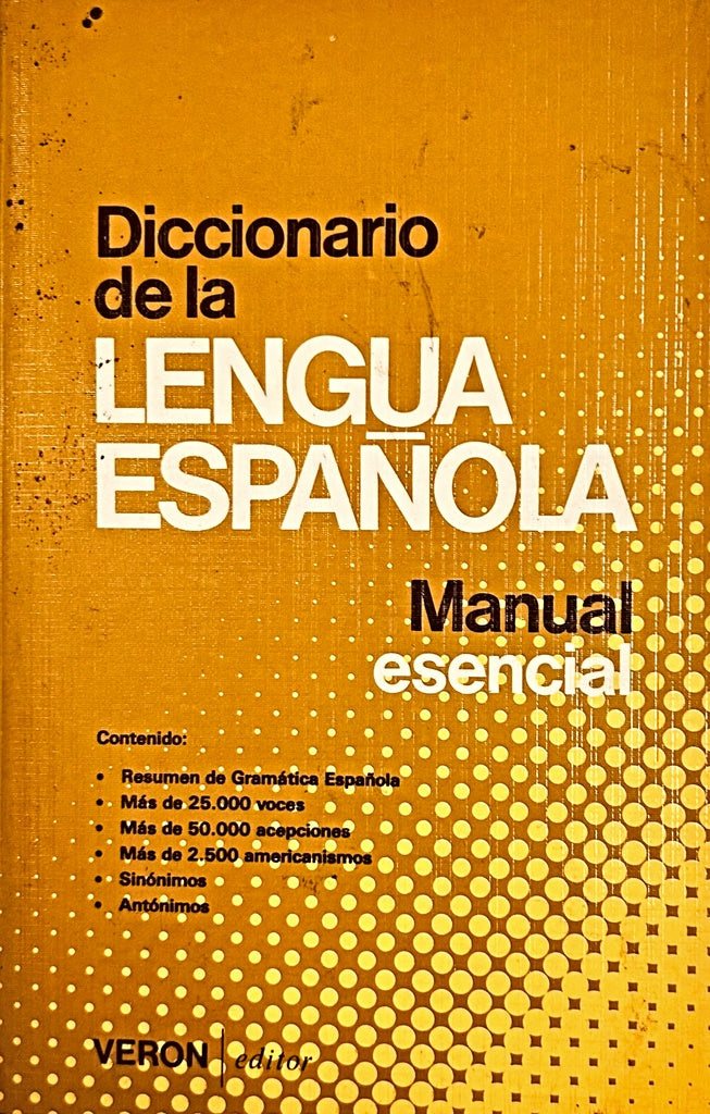 DICCIONARIO DE LA LENGUA ESPAÑOLA MANUAL ESENCIAL..