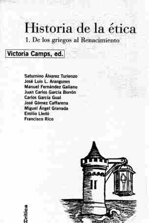 Historia de la ética.  | Victoria Camps