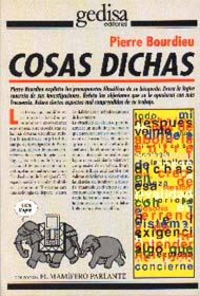 COSAS DICHAS