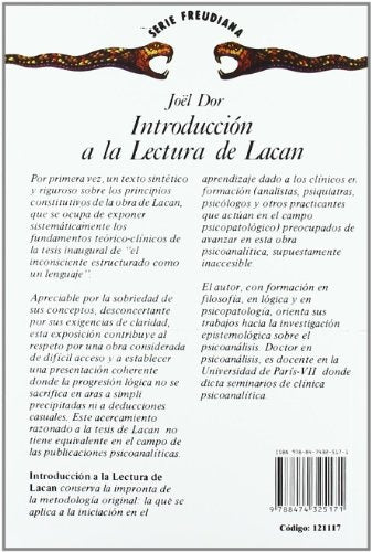 INTRODUCCION A LA LECTURA DE LACAN (CELTIA) | JOEL DOR