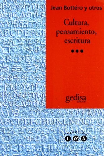 CULTURA, PENSAMIENTO,ESCRITURA | JEAN BOTTERO