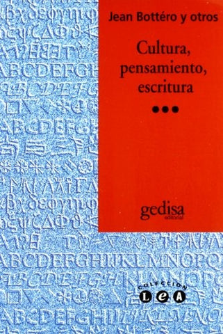 CULTURA, PENSAMIENTO,ESCRITURA | JEAN BOTTERO