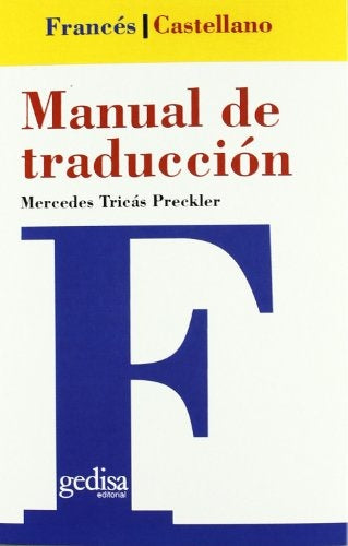 MANUAL DE TRADUCCION FRANCES-CASTELLANO.. | PrecklerMercedes Tricas