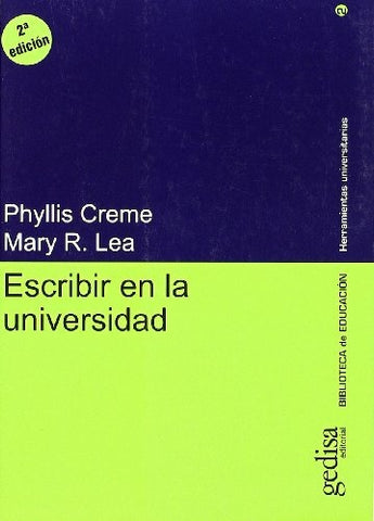 ESCRIBIR EN LA UNIVERSIDAD | LEA - CREME