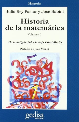 HISTORIA DE LA MATEMATICA I | REY PASTOR - BALBINI