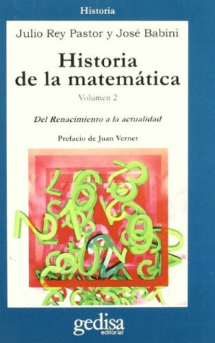 HISTORIA DE LA MATEMATICA II | REY PASTOR - BALBINI