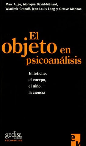 OBJETO EN PSICOANALISIS,EL | MANNONI - AUGE - DAVID