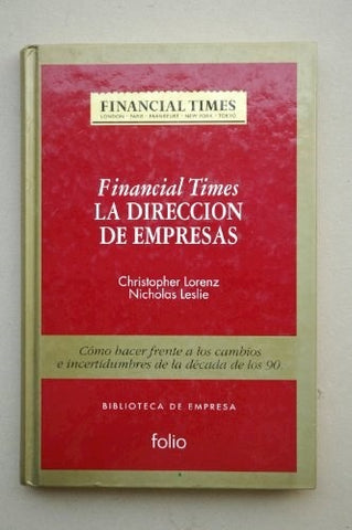 Financial Times, la direccion de empresa | CHRISTOPHER LORENZ