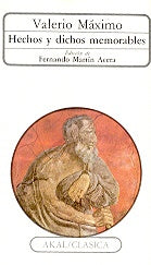 Nueve libros de hechos y dichos memorables | Valerio Máximo-Martín Acera