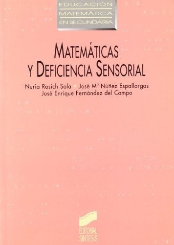 MATEMATICAS Y DEFICIENCIA SENSORIAL | Vários