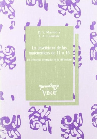 LA ENSEÑANZA DE LAS MATEMATICAS DE 11 A 16.. | D.S. MACNAB