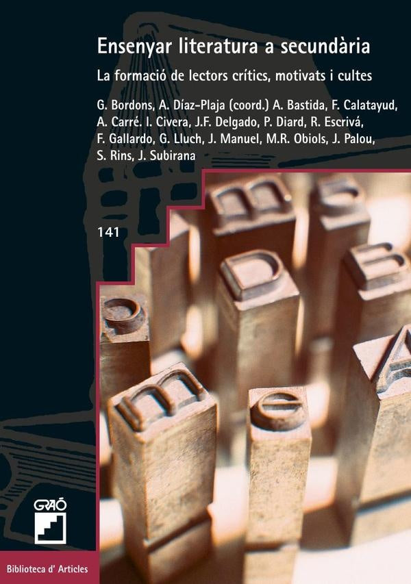 Ensenyar literatura a secundària | Bordons de Porrata-Doria, Soldevila Balart y otros