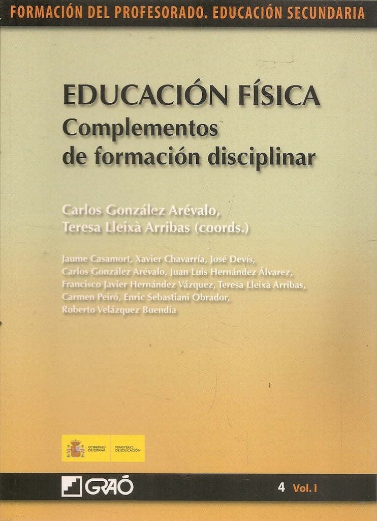 Educación Física. Complementos de formación disciplinar | Velazquez Buendia, Devís-Devís y otros