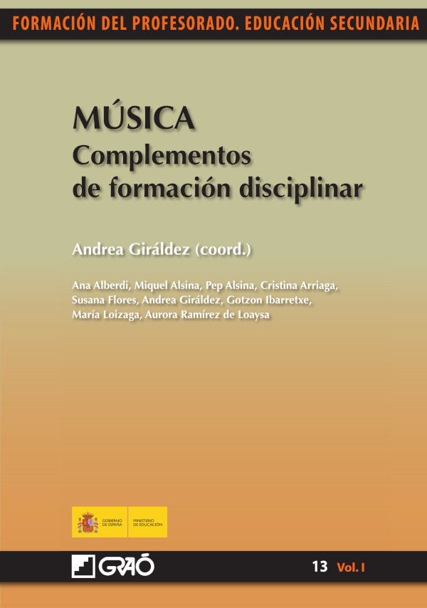 Música. Complementos de formacióndisciplinar | Alsina Masmitjà, Giráldez Hayes y otros