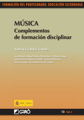 Música. Complementos de formacióndisciplinar | Ramírez de Loaysa Escudeko, Flores Rodrigo y otros