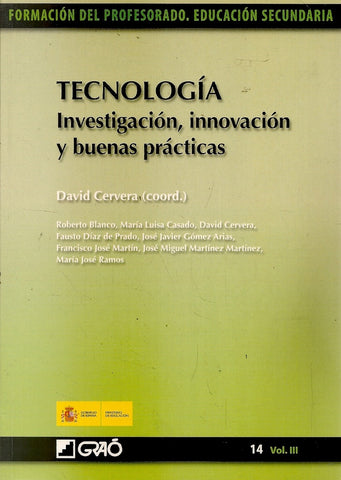 Tecnología. Investigación, innovación y buenas prácticas | Ramos Ruiz, Martín Ruiz y otros