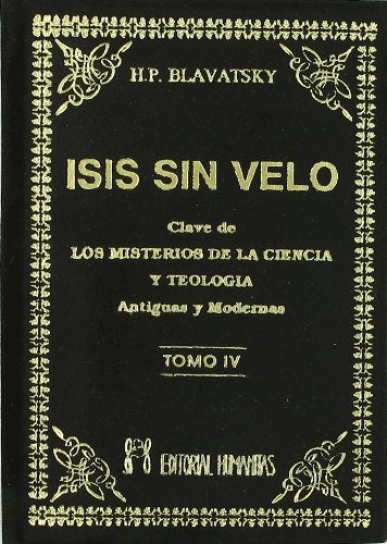 ISIS SIN VELO | H. P. Blavatsky