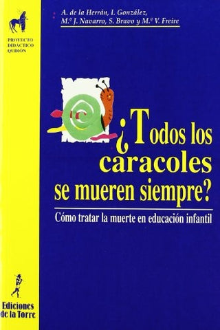 ¿Todos los caracoles se mueren siempre? Cómo tratar la muerte en educación infantil | Herrán, González, Navarro, Bravo, Freire