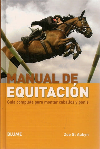 MANUAL DE EQUITACION  | ZOE ST AUBYN