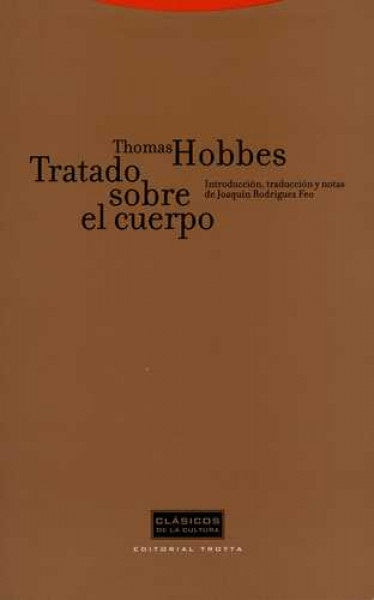 TRATADO SOBRE EL CUERPO.. | Thomas Hobbes