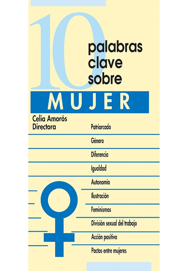 10 palabras clave sobre mujer | Celia Amorós Puente