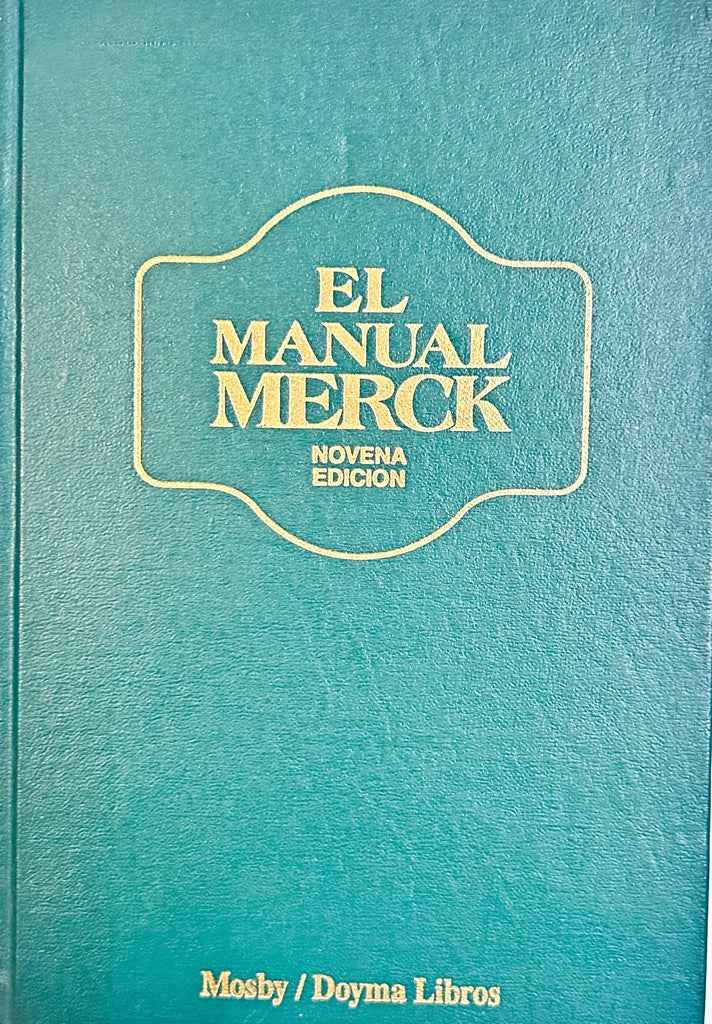 EL MANUAL MERCK NOVENA EDICION..