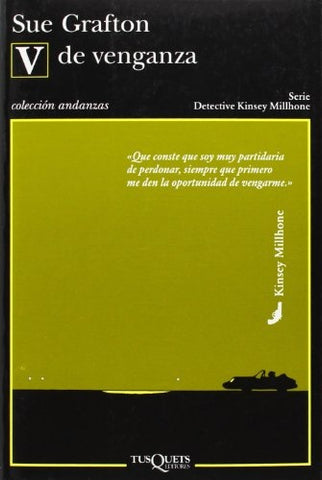 V DE VENGANZA * | Sue Grafton