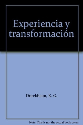 Experiencia y transformación* | García Valverde, Rc