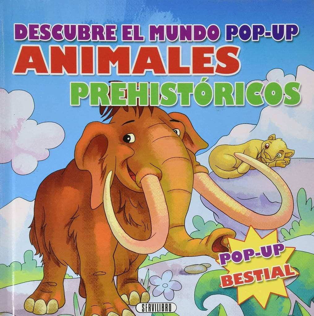 DESCUBRE ANIMALES PREHISTORICOS- POP UP..