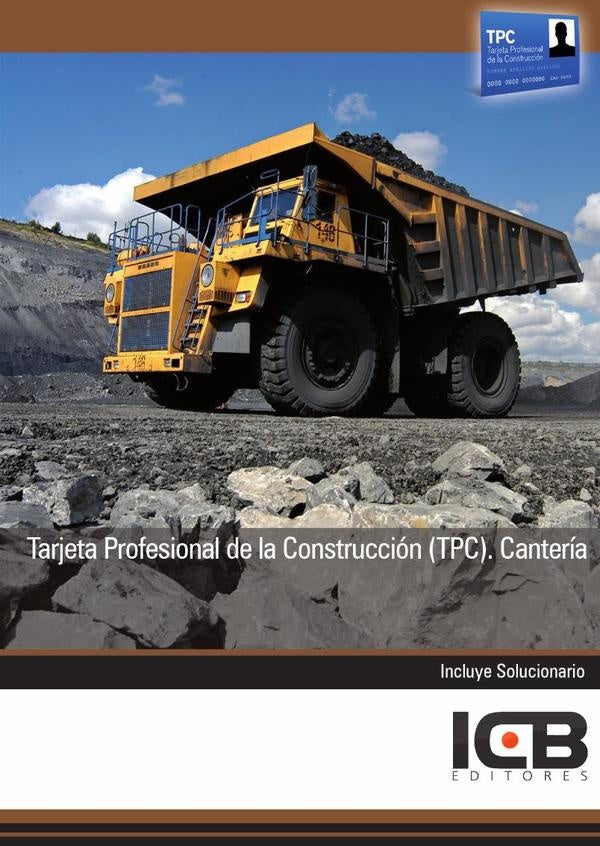 Tarjeta Profesional de la Construcción (Tpc). Cantería | ICB Editores