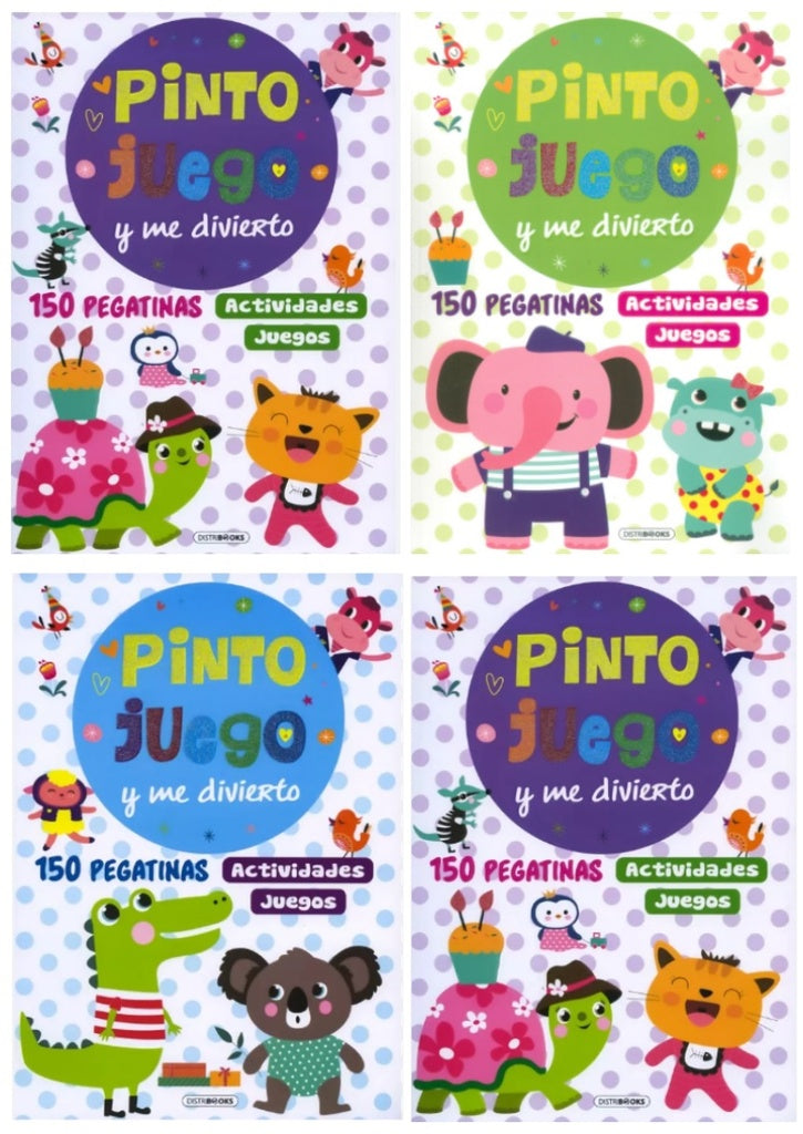 PINTO JUEGO Y ME DIVIERTO CUATRO TAPAS..
