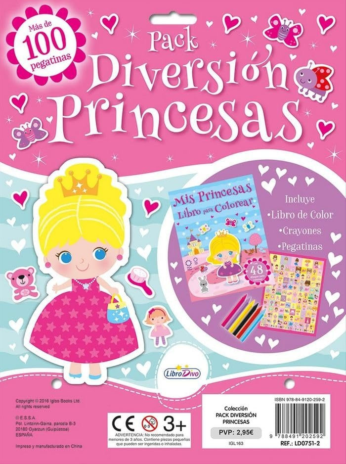 PACK DIVERSION PRINCESAS  | VACIO