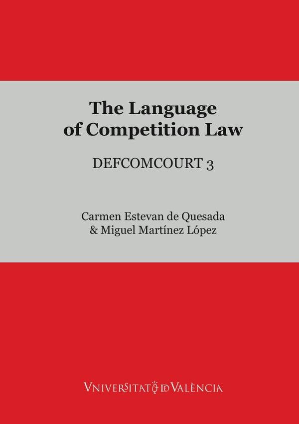 The Language of Competition Law | Martínez López, Estevan de Quesada