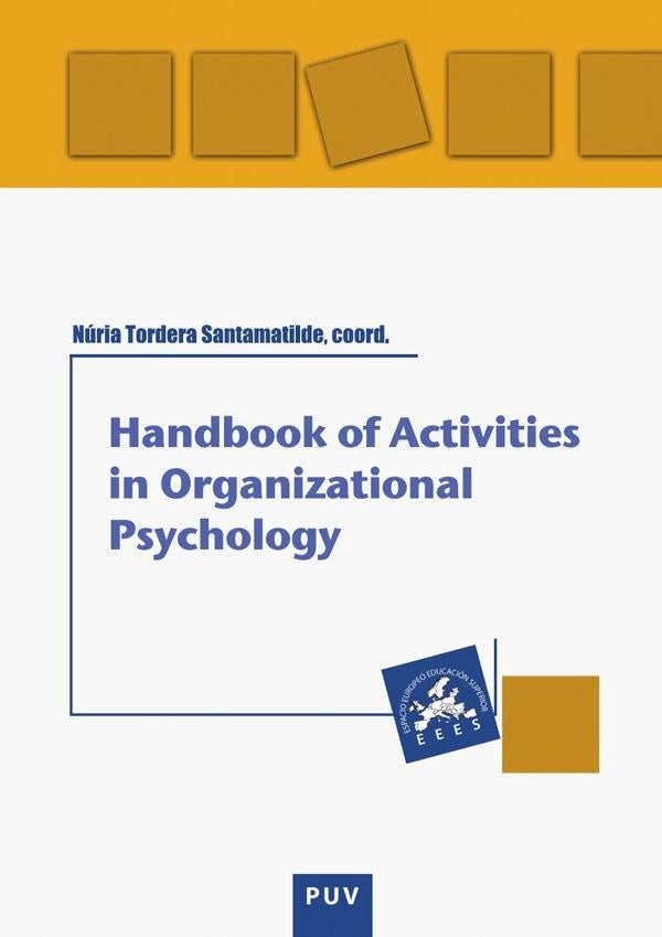Handbook of activities in organization psychology | Autores Varios, Autores Varios y otros