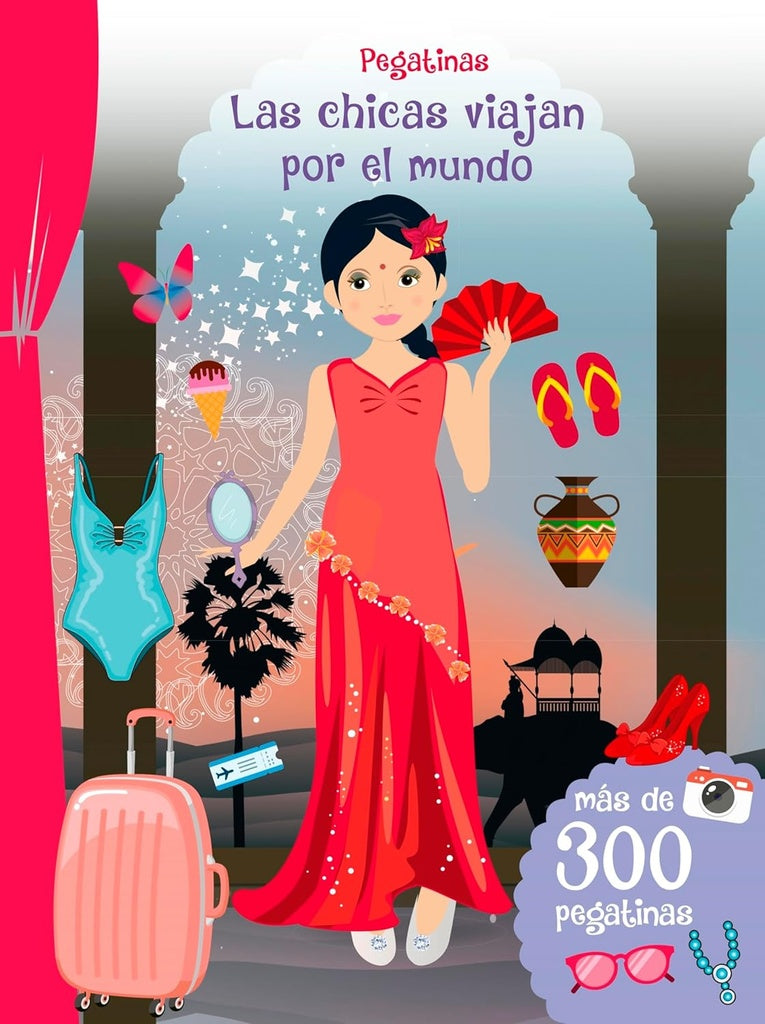 PEGATINAS - LAS CHICAS VIAJAN POR EL MUNDO*..