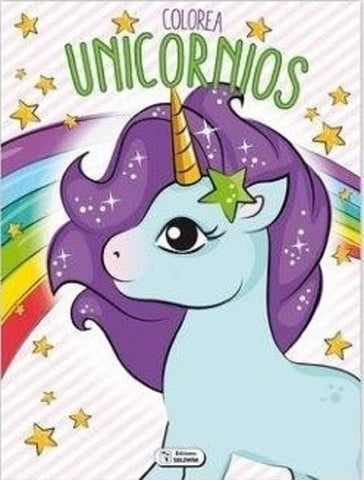 COLOREA UNICORNIOS GLITTER | VACIO