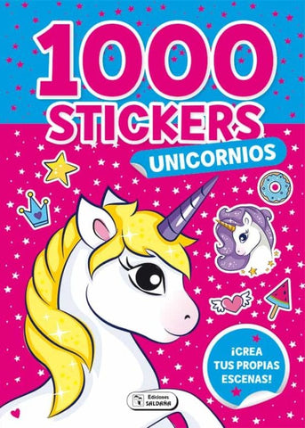 1000 STICKERS UNICORNIO