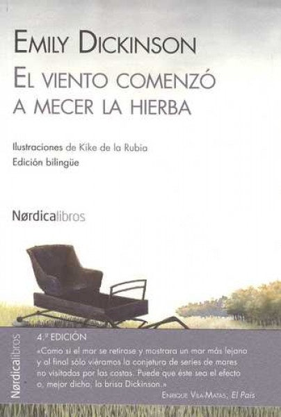 EL VIENTO COMENZÓ A MECER LA HIERBA.. | Emily Dickinson