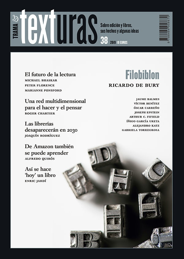 Texturas 38: El futuro de la lectura |   Varios autores