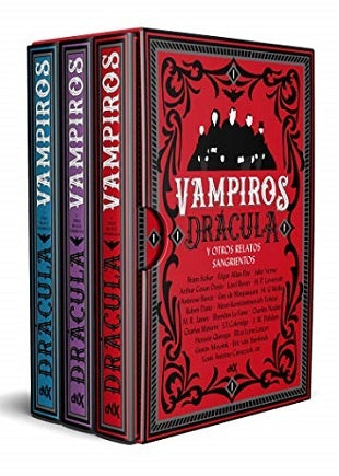 VAMPIROS: DRÁCULA Y OTROS RELATOS SANGRIENTOS (ESTUCHE) (CON DETALLES)..